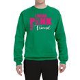 thumbnail image 2 of I Wear Pink for My Friends Survivor Awareness Unisex Crewneck Graphic Sweatshirt, Kelly, 3XL, 2 of 3