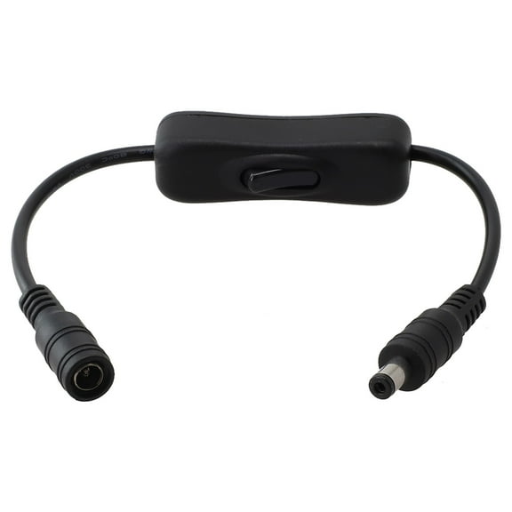 Inline On/Off Rocker Switch Cable DCk 5.5x2.1mm for LED