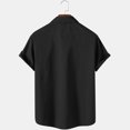 thumbnail image 4 of Bdfzl Unisexe Noël Imprimer Noël Robe Col Rond Manches Courtes Top Chemise Manches Courtes Col Rond Top/Shirt Noir L, 4 of 4