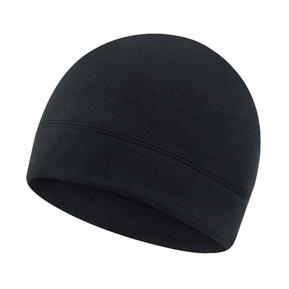 AYAMAYA Warm Beanie Skull Cap for Men/Women Fleece Military Tactical Slouchy Watch Army Winter Hat (Black)
