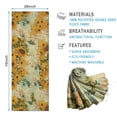 thumbnail image 2 of Blue White Sunflower Pattern Hot Yoga Mat Towel Non Slip for Hot Yoga - Quick-Drying Yoga Mat Cover with 4 Corner Pockets with Travel Bag - Hot Yoga Towel Non Slip 74"x26", 2 of 6