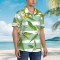 thumbnail image 5 of JUNZAN Lemon Pattern Hawaiian Shirt for Men,Summer Beach Casual Short Sleeve Button Down Shirts-Medium, 5 of 9