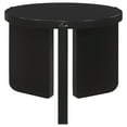 thumbnail image 3 of Cordova 2-piece Solid Wood Coffee and End Table Set Black, 3 of 10