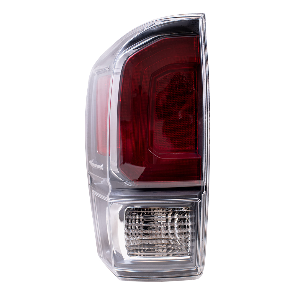Brock Aftermarket Replacement Driver Left Combination Tail Light Assembly  Without Black Bezel Compatible With 2020-2021 Toyota Tacoma TRD 