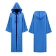 thumbnail image 2 of Odeerbi Toddler Boys Girls Halloween Long Hooded Cape Cloak Solid Color Witch Robe for Party Dress Up, 2 of 5