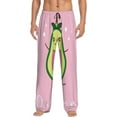 thumbnail image 2 of Picia Cute Avocado Mens Soft Woven Cotton Elastic Waistband Sleep Pajama Pant Lounge Sleep Pant With Pockets And Drawstring-, 2 of 9