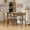 2 chairs-retro, variant on Asofer Dining Table Set for 2, Wooden Kitchen Table with 2 Benches for Small Space, Breakfast Nook, Apartment, Black