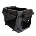 thumbnail image 5 of Zeus Caisse Souple de Luxe pour Chien, Gris & Noir, Grande, 5 of 5