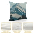 thumbnail image 4 of Orinice Mountain Trees Sky Graphic Decorative Cushion Throw Pillow Cover for Home Couch Living Room Sofa, Cotton Linen Pillowcase 1PC 12x12in, 4 of 5