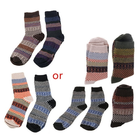 

4Pair Casual Mens Warm Winter Soft Thick Angora Cashmere Rabbit Wool Blend Socks