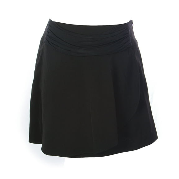 SCEE by Twin-Set Women's Wrap Mini Skirt S Black