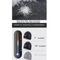 thumbnail image 4 of Gorro de invierno, gorro cálido de plumón de suave para hombres, mujeres, esquí, patineta, patinaje, escalada, actividades libre Negro, 4 of 8