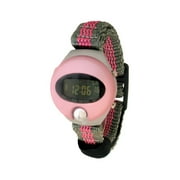 Spoon Ladies Pink and Gray Nylon Strap Watch