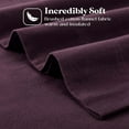 thumbnail image 4 of Superior Solid Flannel Cotton Pillowcases, Set of 2, King, Purple, 4 of 6