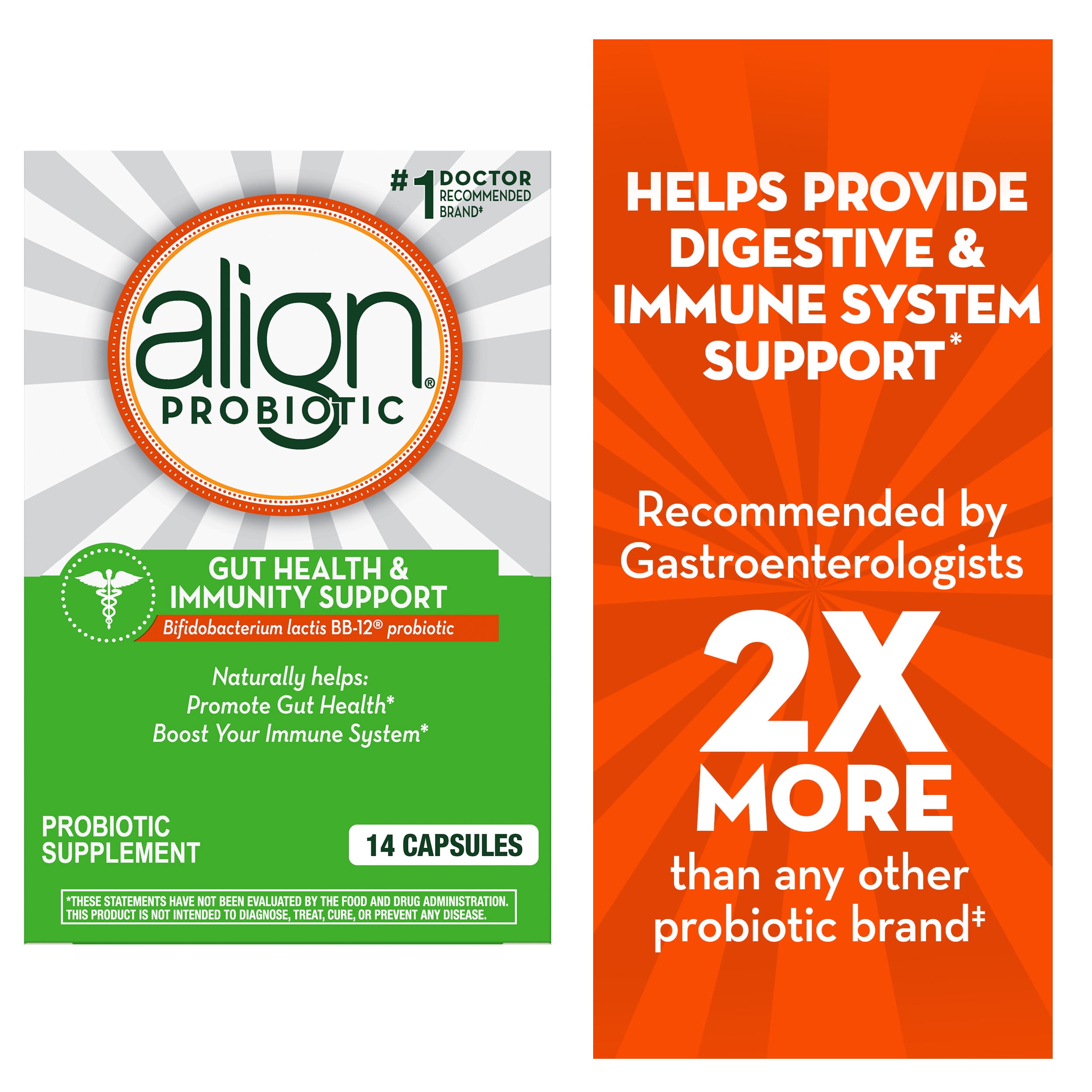 Align Gut Health And Immunity Support Reviews Align Probiotic Gut Health and Immunity Capsules, Men and Women's Daily