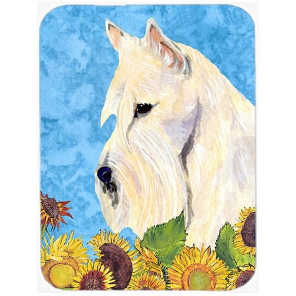 Scottish Terrier, Glass Cutting Board - Large