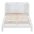 thumbnail image 5 of Full Size Murphy Bed, Wooden Queen Murphy Cabinet Bed Frame with Large Storage Drawers, USB Charging Station, Space Saving Wallbed for Bedroom (White), 5 of 8