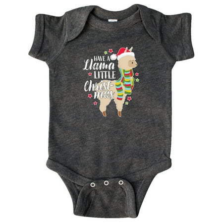 

Inktastic Happy Holidays Have a Llama Little Christmas Gift Baby Boy or Baby Girl Bodysuit