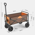 thumbnail image 4 of Portable Household Camping Cart Foldable 150L Large Capacity Shopping Cart Multi-function Adjustable Handle Picnic Cart, 4 of 9
