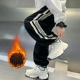 thumbnail image 3 of Tiijoy Toddler Boys Winter Warm Sweatpants Straight-Leg Relaxed Fit Pants, Sizes 4-5, 3 of 3