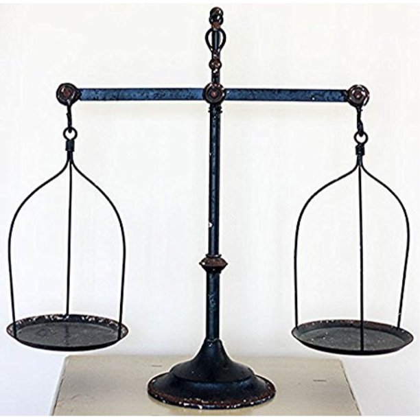 antique iron balance scale replica