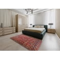 thumbnail image 5 of Ahgly Company Machine Washable Indoor Rectangle Industrial Modern Tomato Red Area Rugs, 8' x 10', 5 of 7