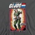 thumbnail image 2 of G.I. Joe Lady Jaye Card Unisex Adult Pull-Over Hoodie, Charcoal, 3X-Large, 2 of 5
