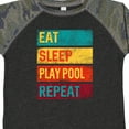 thumbnail image 4 of Inktastic Billiards Eat Sleep Play Pool Repeat Boys or Girls Toddler T-Shirt, 4 of 5