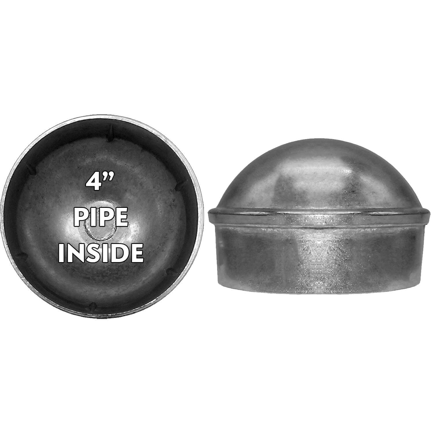 Jake Sales Brand - 4” - Chain Link Fence Post Cap - Aluminum - Each