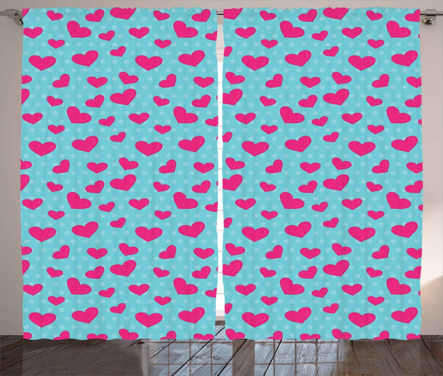 Pop Art Curtains 2 Panels Set Retro 50s Tiendamia Com