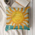 thumbnail image 3 of YINGXI Summer Pillow Covers Throw Pillowcases Summer Farmhouse Cushion Case Decor for Sofa Couch 22x22in, 3 of 5