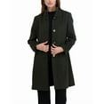 thumbnail image 3 of Tahari womens  Aubrey Wool-Blend Coat, XL, Green, 3 of 4