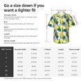 thumbnail image 5 of Fuzoiu Lilies Flowers Print Hawaiian Shirt for Men, Summer Beach Casual Short Sleeve Button Down Shirts, Men’s Beach Summer Shirts with Pocket,XX-Large, 5 of 7