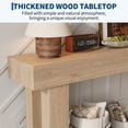 thumbnail image 4 of Yiwa Farmhouse Wood Console Table, 63" Long Narrow Rectangular Table for Living Room, Hallway, or Behind Sofa, 4 of 7
