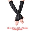 thumbnail image 3 of Toystoory 1 par de guantes sin dedos para niña, guantes de punto cómodos de estilo Simple, cubiertas de brazo para niñas, cubierta de mano para al Suministros térmicos Negro, Gris oscuro Toystoory HA059148-14, 3 of 6