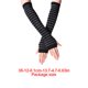 thumbnail image 3 of Matsuzay 1 par de guantes sin dedos para niña, estilo simple, guantes de punto cómodos, para tejer manualidades, cubiertas para brazos para niñas, Type3 NO3 Matsuzay HA059148-14, 3 of 6