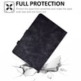 thumbnail image 6 of MonsDirect Case for iPad iPad 9th Generation 10.2 inch 2021-2019, 8th/7th Generation Suede Multi-Angle Stand Cover with Smart Wake/Sleep & Pen Holder & Card Slots for iPad 10.2/Pro 10.5 inch, Black, 6 of 7