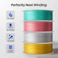 thumbnail image 3 of Filamento para impresora 3D ELEGOO Silk PLA, 1,75 mm, dorado y plateado, 2 kg, 3 of 7
