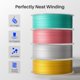 thumbnail image 3 of Filamento para impresora 3D ELEGOO Silk PLA, 1,75 mm, dorado y plateado, 2 kg, 3 of 7
