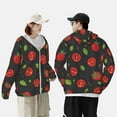 thumbnail image 6 of Daiia Tomatoes1 UPF 50+ Sun Protection Hoodie Jacket Lightweight Long Sleeve Sun Shirt for Women Men with Pocket Hiking Outdoor-Medium, 6 of 9