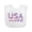 AA-White, variant on Inktastic Fourth of July USA Red, White, and Blue Boys or Girls Baby Bib
