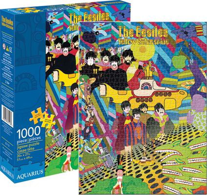 The Beatles Yellow Submarine Jigsaw Puzzle 1000 piece Beatles Cartoon Puzzle NEW 