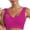 Hot Pink, variant on HomeDM Wireless Bras for Women No Underwire Supportive Bralettes - Sizes S-4XL Yoga Workout Fitness Seamless Bralettes Everyday Full Coverage Comfort Tshirt Bras - Purple/2XL