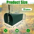thumbnail image 3 of HOMEYA [2 Pack] 72 Gallon Garden Leaf Waste Bags Reusable Heavy Duty Yard Lawn Dustpan for Lawn Debris, Grass Clippings, 3 of 9