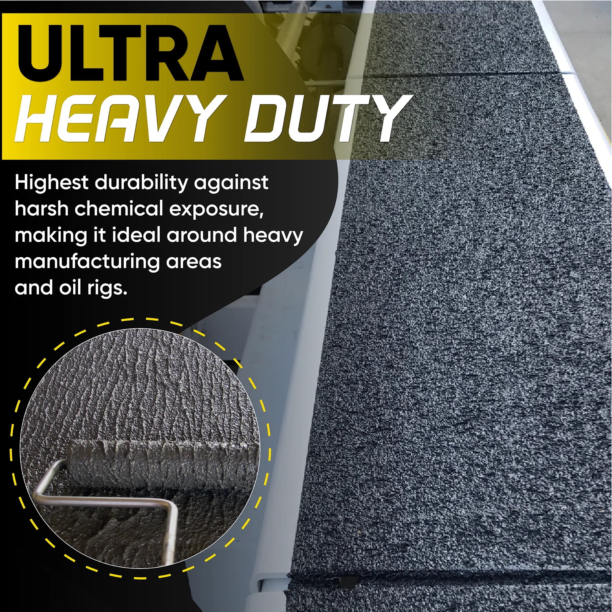 Ultra Grip Extra High Traction (Low Temp, Black) Non-Skid Paint for  Industrial Surfaces, Gallon, Two-Part Epoxy