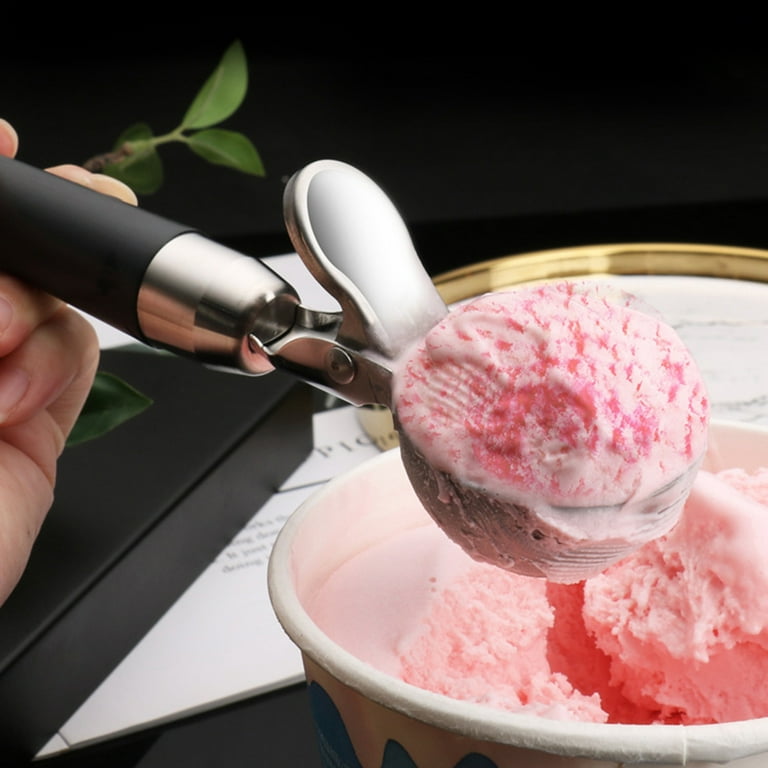 LA TALUS Ice Cream Scoop Rustproof Non-stick Easy to Clean Mirror