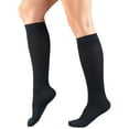 thumbnail image 3 of Women's Trouser Socks, Dress Style, Rib Pattern: 15-20 mmHg, Navy, Medium, 3 of 6