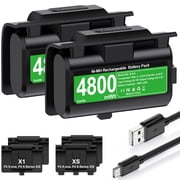 QQV Rechargeable Controller Battery Pack for Xbox - Play & Charge Kit with USB-C Cable for Xbox Series X/S/One/Elite