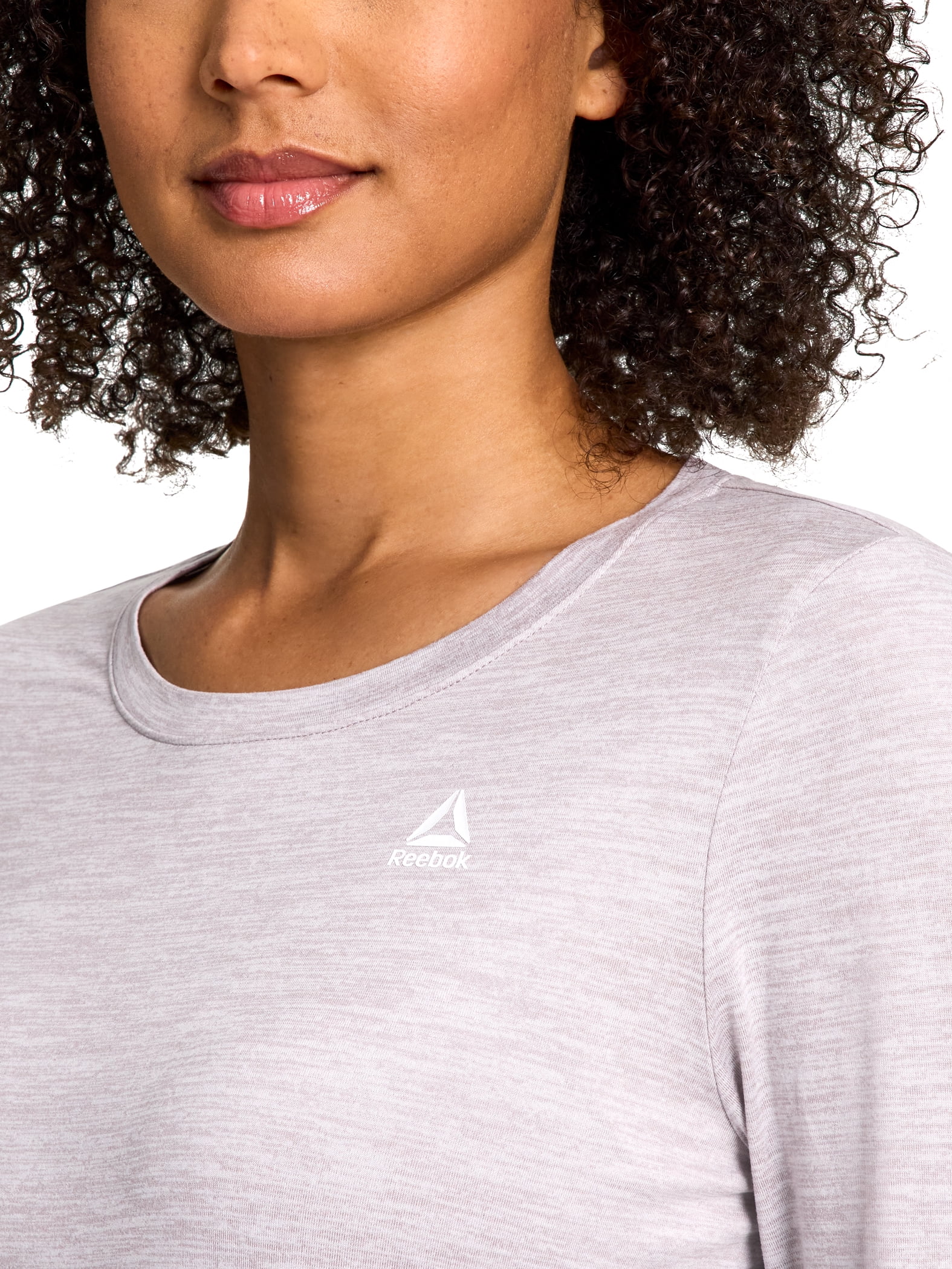 Reebok Women's and Women's Plus Legacy Core Knit Performance Long Sleeve Shirt, Sizes XS-4X