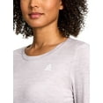 thumbnail image 4 of Reebok Women's and Women's Plus Legacy Core Knit Performance Long Sleeve T-Shirt, Sizes XS-4X, 4 of 5
